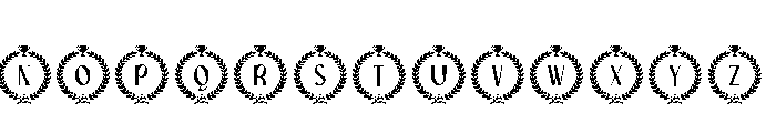 World Football Font LOWERCASE