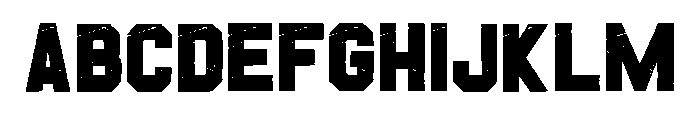 World Grunged Regular Font UPPERCASE