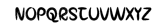 Worm Mangot Font UPPERCASE