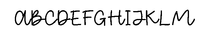 Worth Mentioning Font UPPERCASE