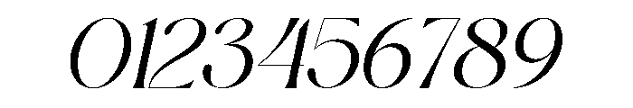 Wosh Oblique Font OTHER CHARS