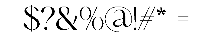 Wosh Regular Font OTHER CHARS