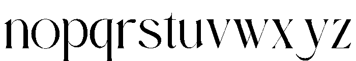 Wosh Regular Font LOWERCASE