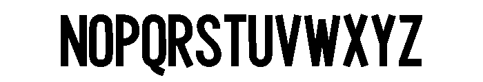 Woshtic Font UPPERCASE