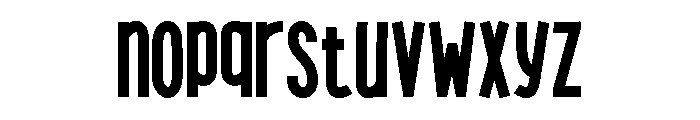 Woshtic Font LOWERCASE