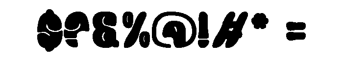 Wotays Paint Font OTHER CHARS