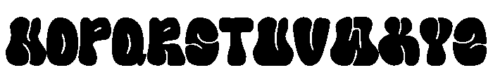Wotays Paint Font UPPERCASE