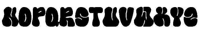 Wotays Paint Font LOWERCASE