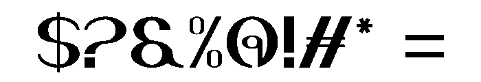 Wotche Font OTHER CHARS