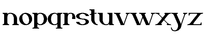 Wotche Font LOWERCASE