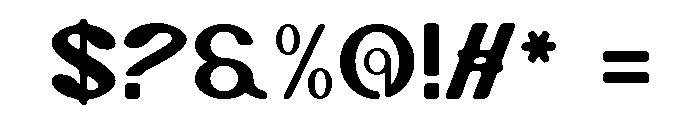 Woyder Font OTHER CHARS