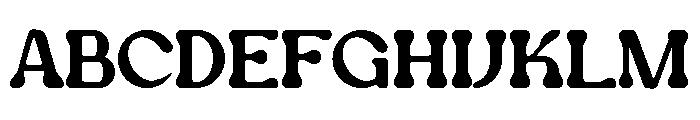 Woyder Font UPPERCASE