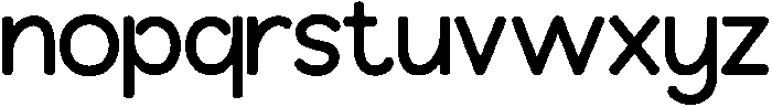 WOBBLE-Regular otf (400) Font LOWERCASE