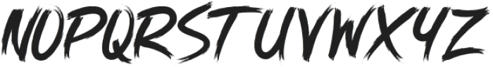 WOLESBRUSH Regular otf (400) Font UPPERCASE
