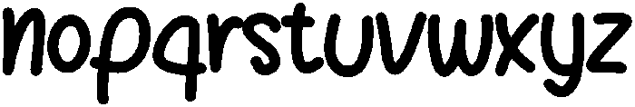 WONDERFUL Regular otf (400) Font LOWERCASE