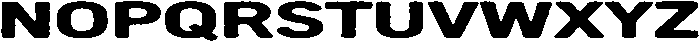 WOR Sans Bold Ultra Wide otf (700) Font LOWERCASE