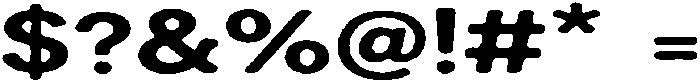 WOR Sans Bold Wide otf (700) Font OTHER CHARS