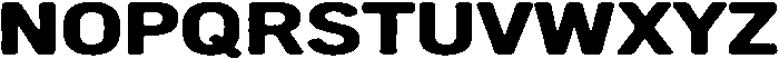 WOR Sans Bold Wide otf (700) Font LOWERCASE