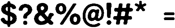 WOR Sans Bold otf (700) Font OTHER CHARS