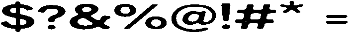 WOR Sans Ultra Wide otf (900) Font OTHER CHARS