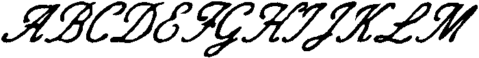 WOR Script Bold Slant otf (700) Font UPPERCASE