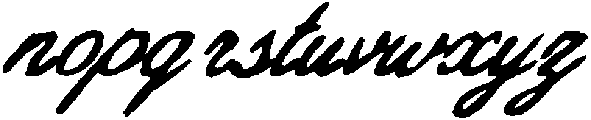 WOR Script Bold Slant otf (700) Font LOWERCASE