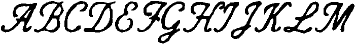 WOR Script Bold otf (700) Font UPPERCASE
