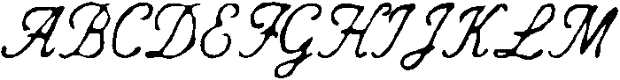 WOR Script Regular otf (400) Font UPPERCASE
