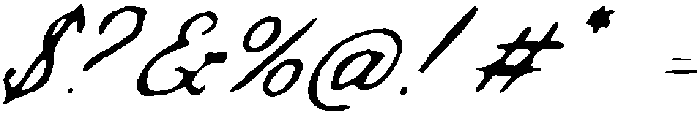 WOR Script Slant otf (400) Font OTHER CHARS