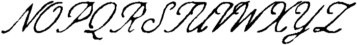 WOR Script Slant otf (400) Font UPPERCASE