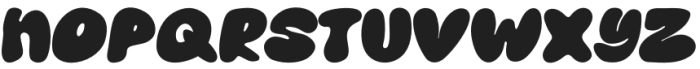 Wobbble otf (400) Font UPPERCASE