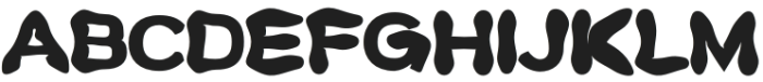 WobbleMix Regular otf (400) Font UPPERCASE
