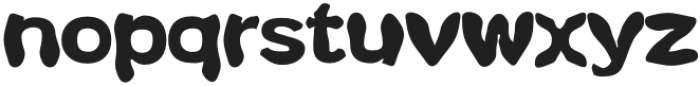WobbleMix Regular otf (400) Font LOWERCASE