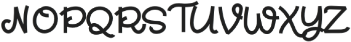 Wobbleylines Regular otf (400) Font UPPERCASE