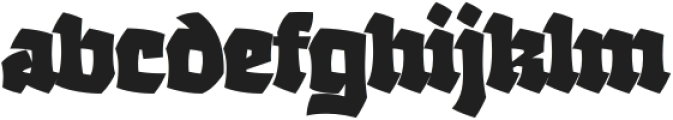 Wobegone Black otf (900) Font LOWERCASE
