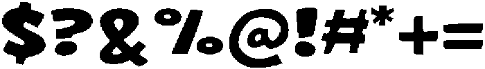 Woblob Fill Regular otf (400) Font OTHER CHARS