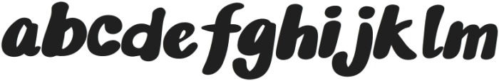 Wofgod Regular otf (400) Font LOWERCASE