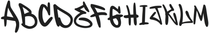 Wofline Graffiti Font Regular otf (400) Font UPPERCASE