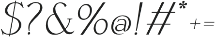 Woman Font Italic otf (400) Font OTHER CHARS
