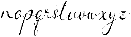 Woncherlly otf (400) Font LOWERCASE