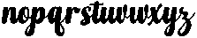 Wonder Bold Slant 6 Regular otf (700) Font LOWERCASE