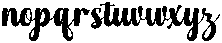 Wonder Bold Slant  Regular otf (700) Font LOWERCASE