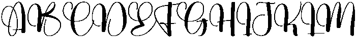 Wonder Gracefull Regular otf (400) Font UPPERCASE