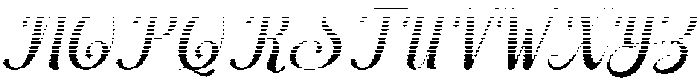Wonder Hatching Slant 12 Regular otf (400) Font UPPERCASE