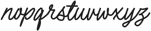 Wonder Nature Script otf (400) Font LOWERCASE