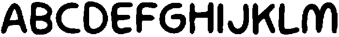 Wonder Notes Bold Regular otf (700) Font UPPERCASE
