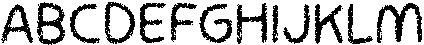 Wonder Notes Chalk Regular otf (400) Font UPPERCASE