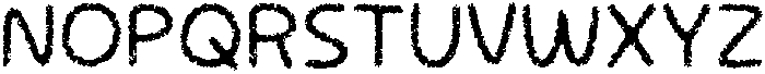 Wonder Notes Chalk Regular otf (400) Font UPPERCASE