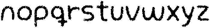 Wonder Notes Chalk Regular otf (400) Font LOWERCASE
