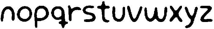 Wonder Notes Regular otf (400) Font LOWERCASE